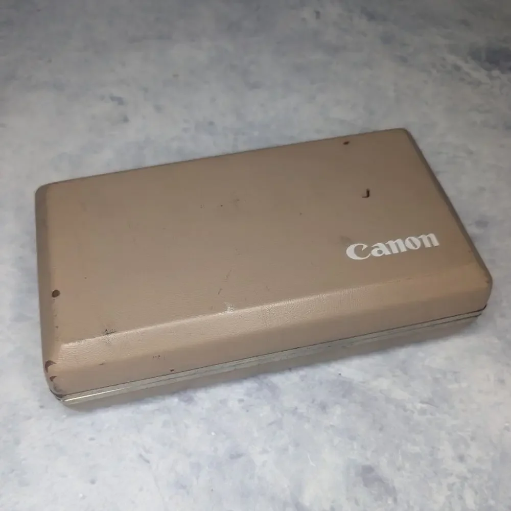 Vintage 1970's Canon 110ED 20 Compact Film Point & Shoot Camera w/ Original Case